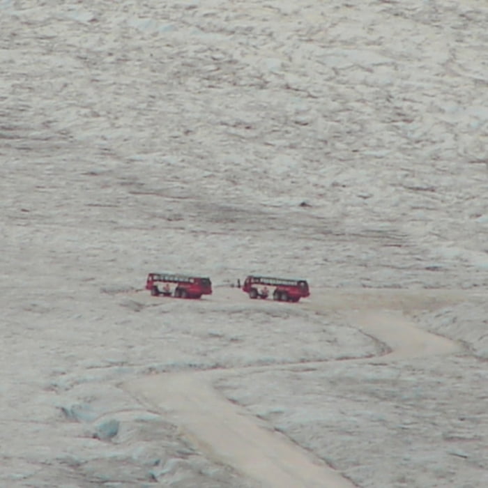Ice Explorer auf dem Athabasca Gletscher