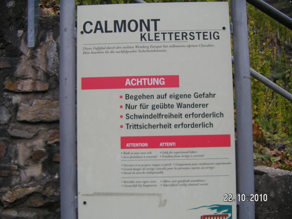 Rundtour über den Calmonter Klettersteig und Höhenweg
