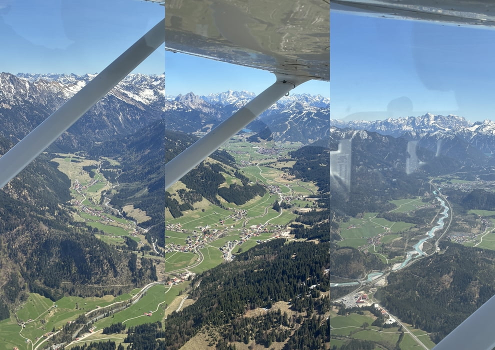 Hintersteinertal, Thannheimertal, Blickrichtung Reutte