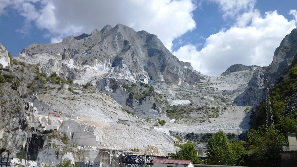 Carrara Colonnata Überquerung