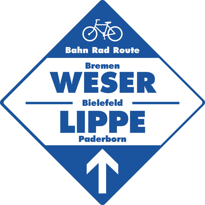 BahnRadRouten - Weser-Lippe Route