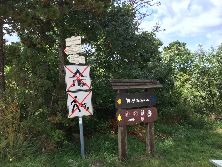 Vom Pass zwischen Punat und Baska nach Baska