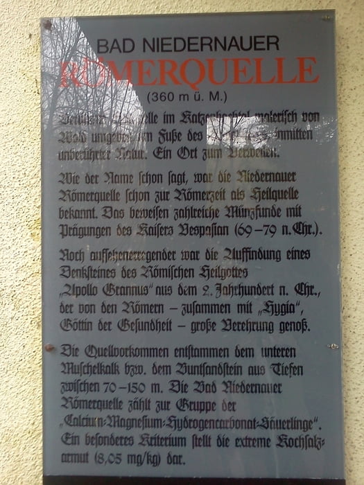 Neckartal Römerquelle mit schönen Trails