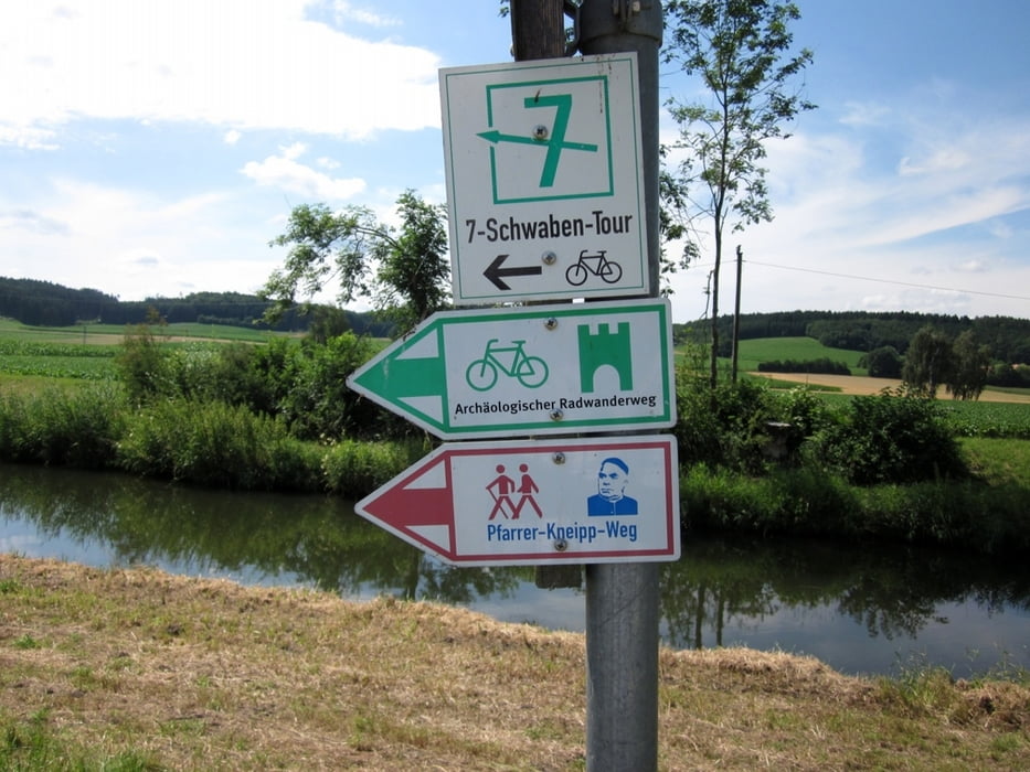 Archäologischer Radweg: Augsburg-Meitingen-Gessertshausen-Augsburg