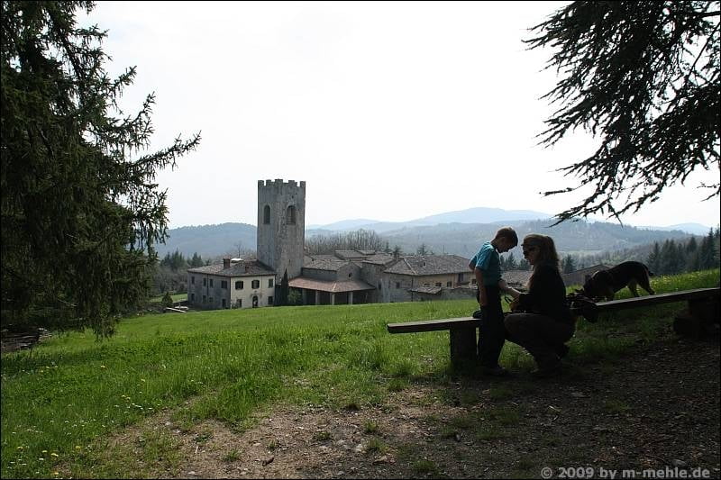 Rundweg Badia a Coltibuono - Gaiole (chianti, Toscana, Italien) 