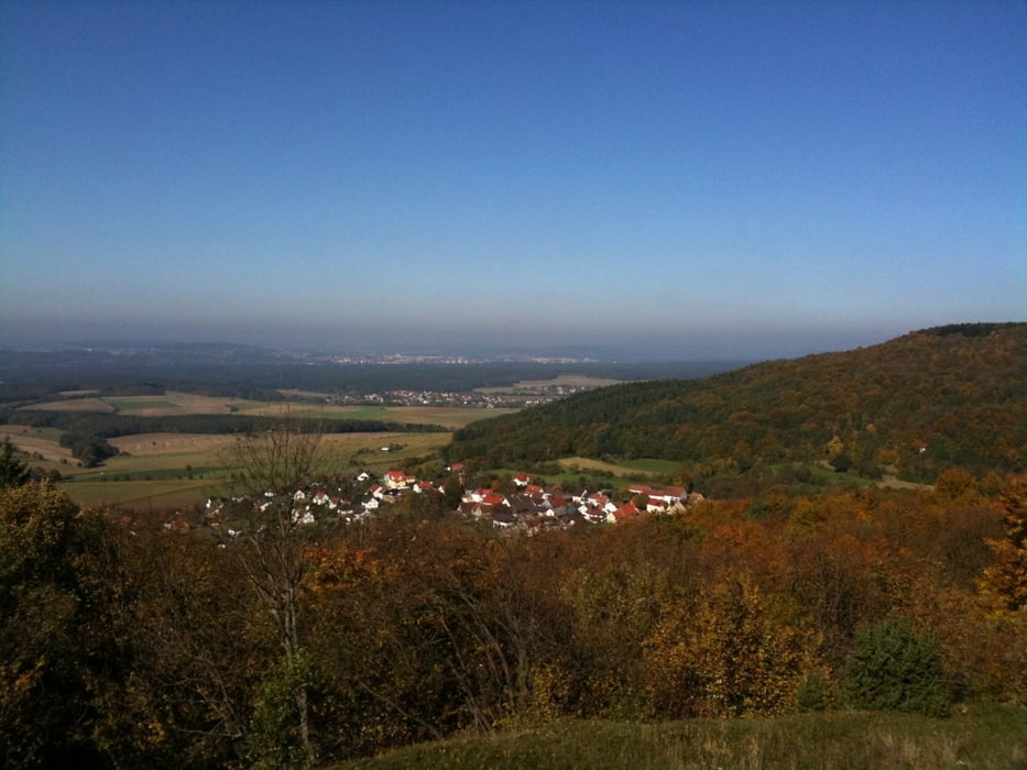 über Friesener Warte und auf der Langen Meile