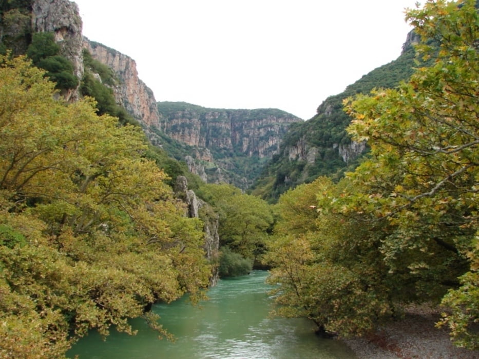 Durch die Voidomatis-Schlucht