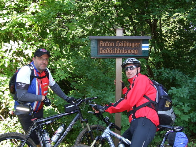 Mit dem MTB auf den Spuren von Anton Leidinger
