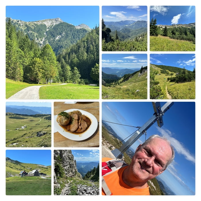 Neuberg ad Mürz - Karlgraben - Siebenquelle - Brunnwiese - Windberg - Michlbauerhütte - Farfelsteig - Knappensteig - Rudolfssteig 