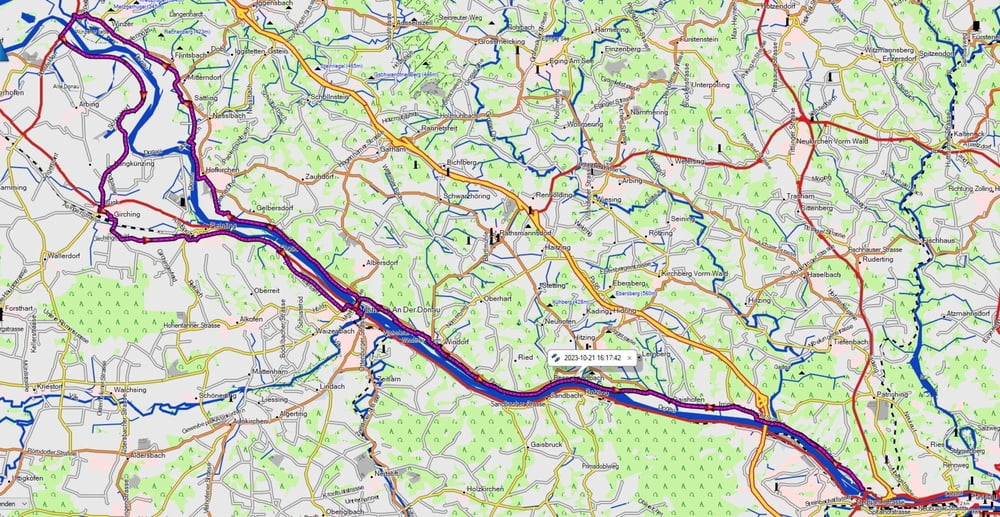 Passau-Vilshofen-Winzer-Pleinting-Vilshofen-Passau
