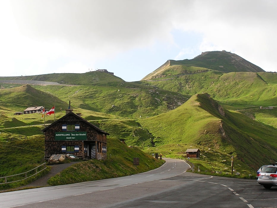 Alpy: Großglocknerstraße-mýto -Edelweißspitze -Hochtor