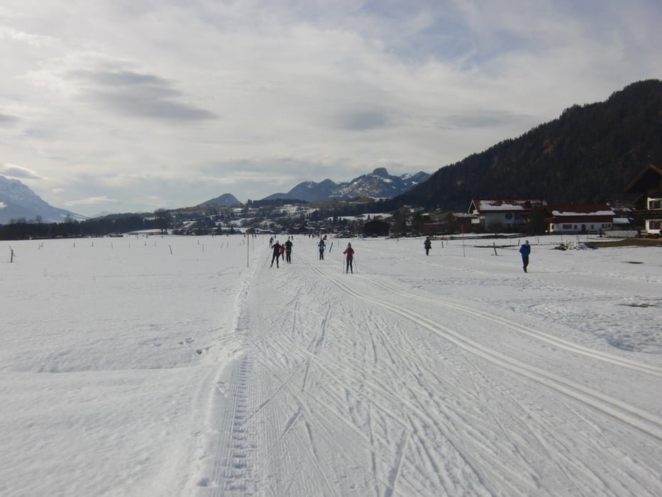 Skaten in Reit im Winkl - Chiemgau Loipe ohne Weitsee - Sonnenloipe - Loferau-Loipe
