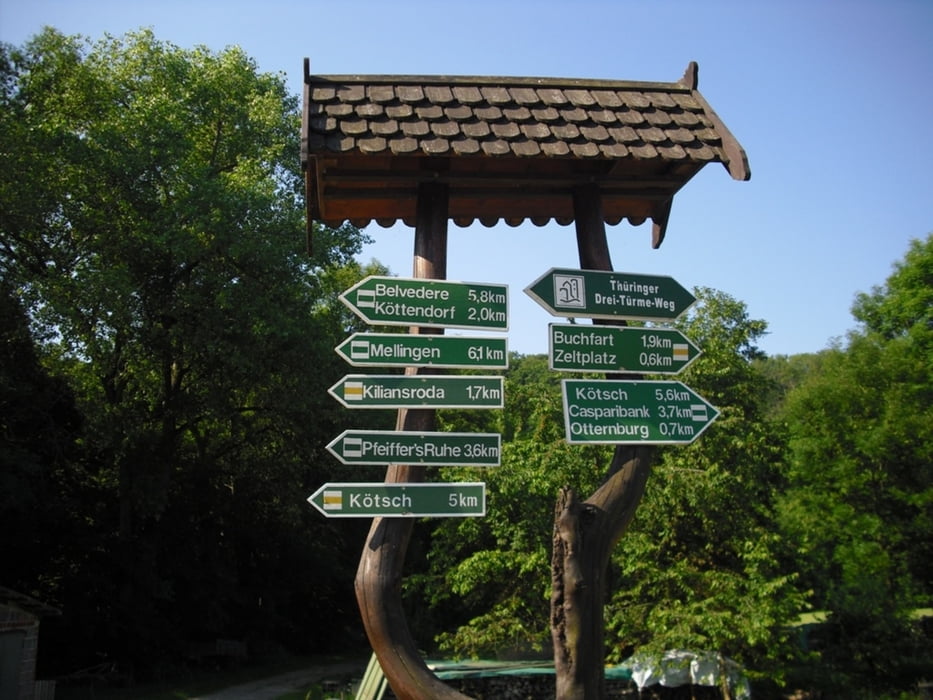 3 Türme Wanderung bei Weimar