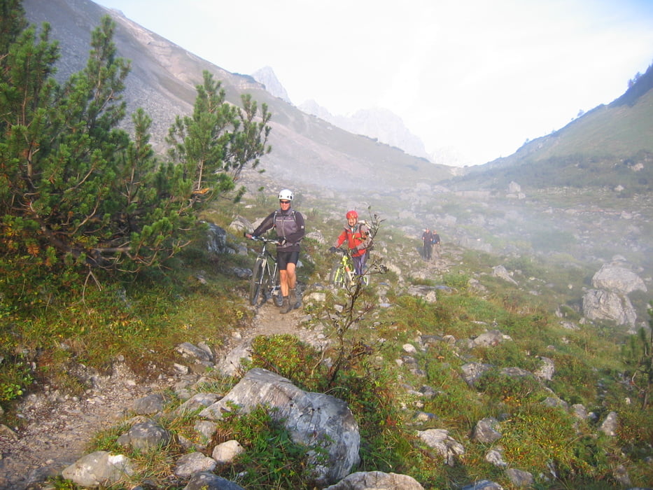 2 Tages Tour Scharnitz-Falkenhütte-Lamsenspitze-Scharnitz Teil 2