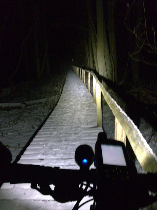 Dunkeltour ins Morgengrauen auf den Plauer Trails