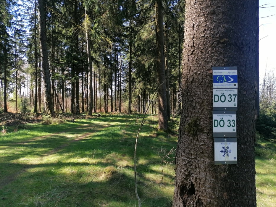568. Döbra Meine Panorama Tour im Frankenwald mit Aussichtsturm 