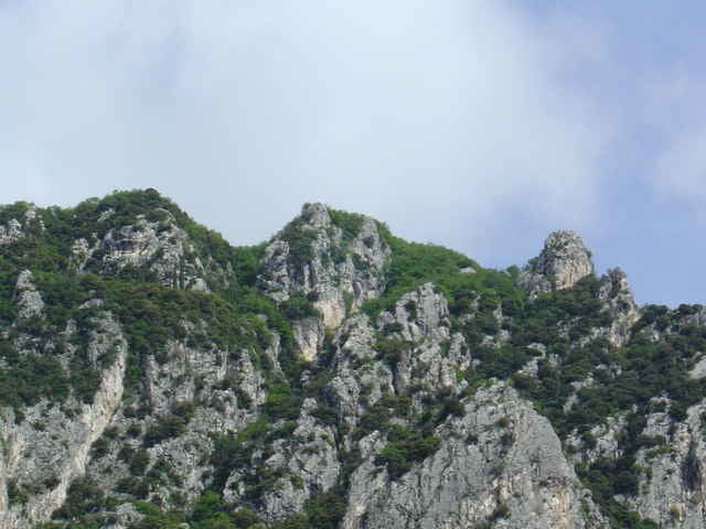 Berge über Gargnano