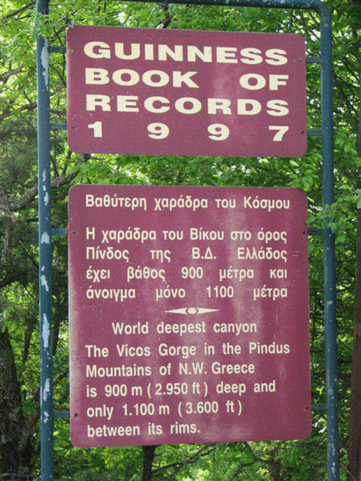 Durch die Vikos-Schlucht