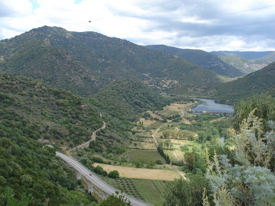 von der Küste zum  Su Nuraxi
