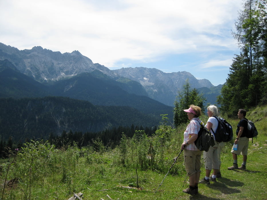 Von Klais über den Wamberg nach Garmisch-Partenkirchen