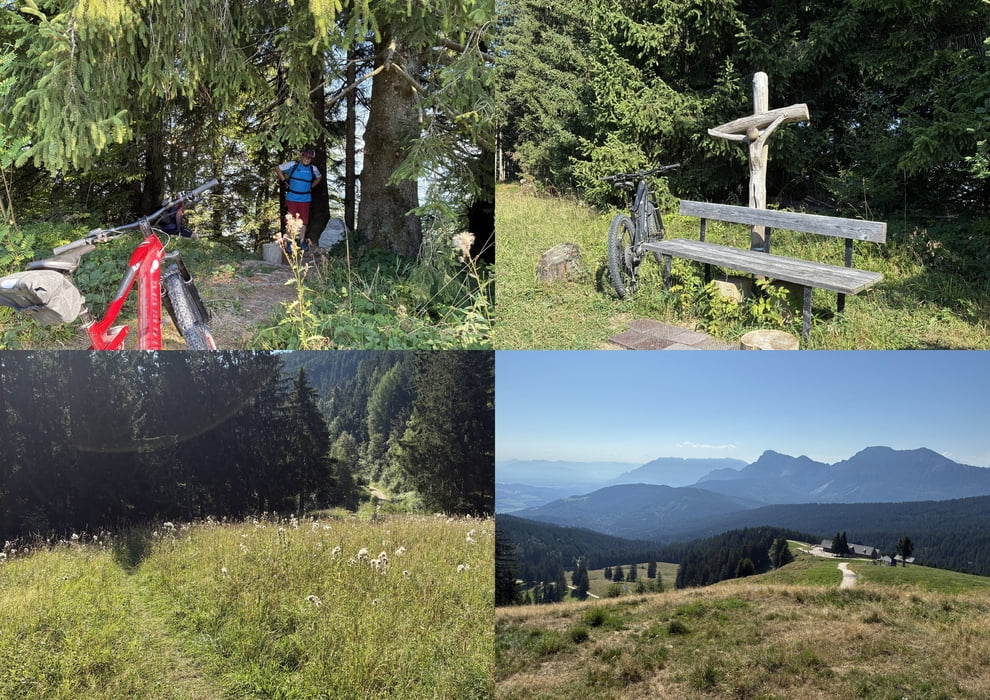 schöner Rastplatz und Ankunft oberhalb Stoißer Alm
