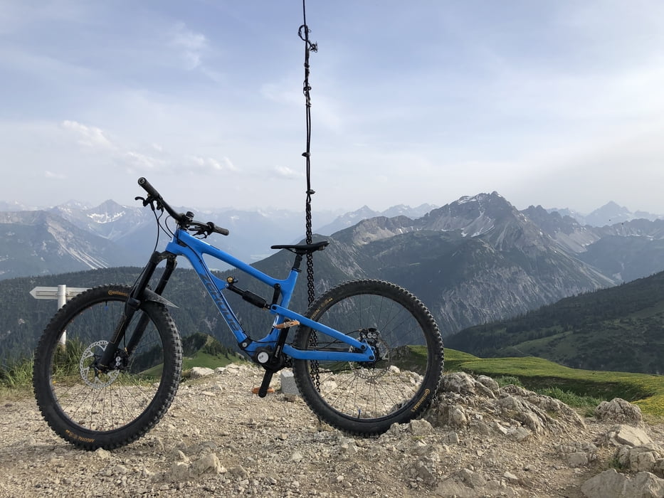 Bikebergsteigen - MTB-Trail Krinnenspitze, Nesselwängle