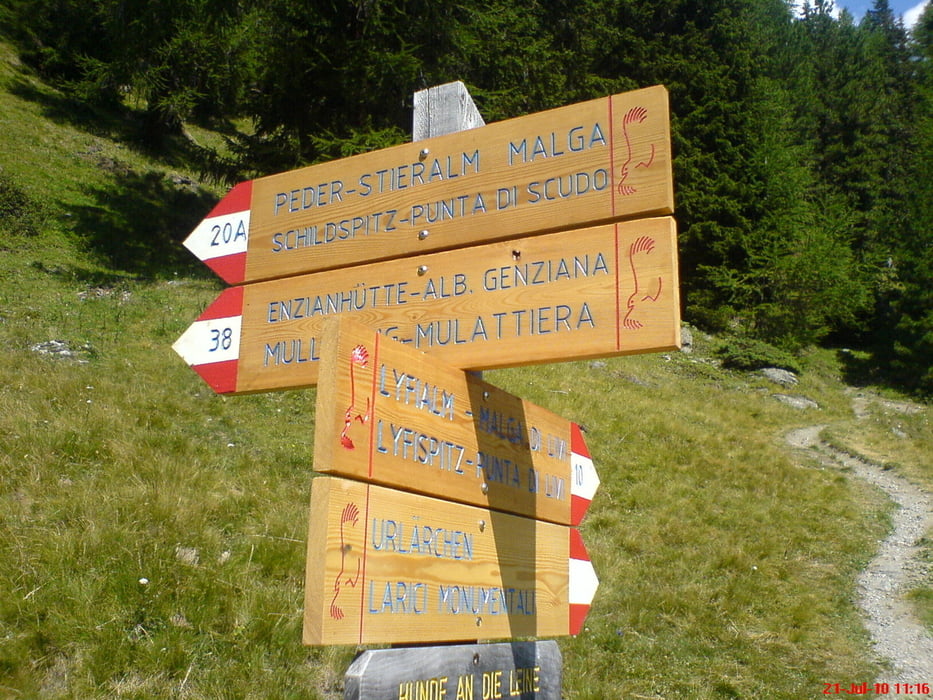 Martelltal - Lyfialm - Zufritthaus