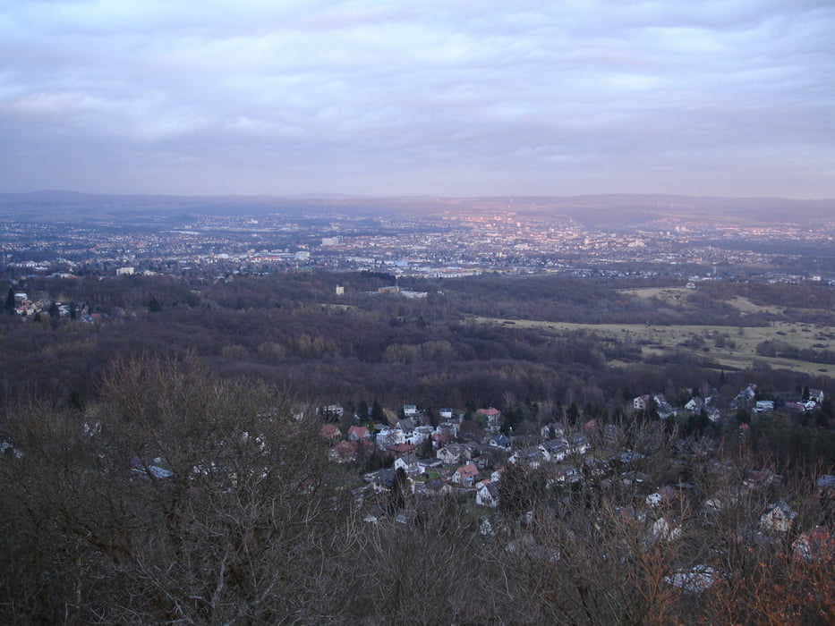 Kassel vom Habichtswald aus