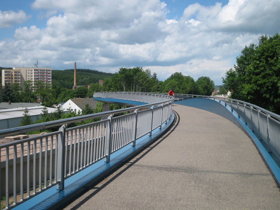 Blaue Welle und Hetzdorfer Viadukt von FG aus