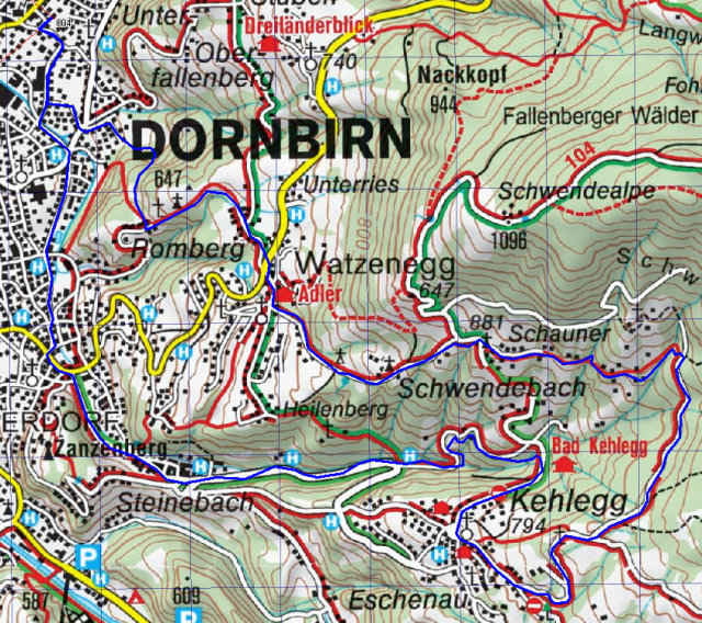 Dornbirn - Kehlegg - Schwefel - Schauner