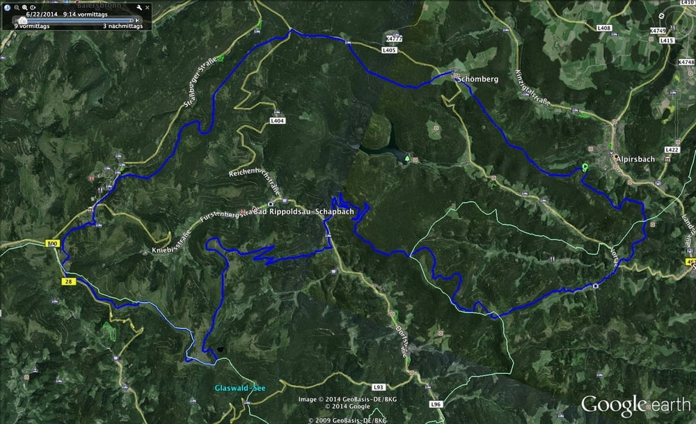 Alpirsbach Kniebis Trail und Strasse Kombi
