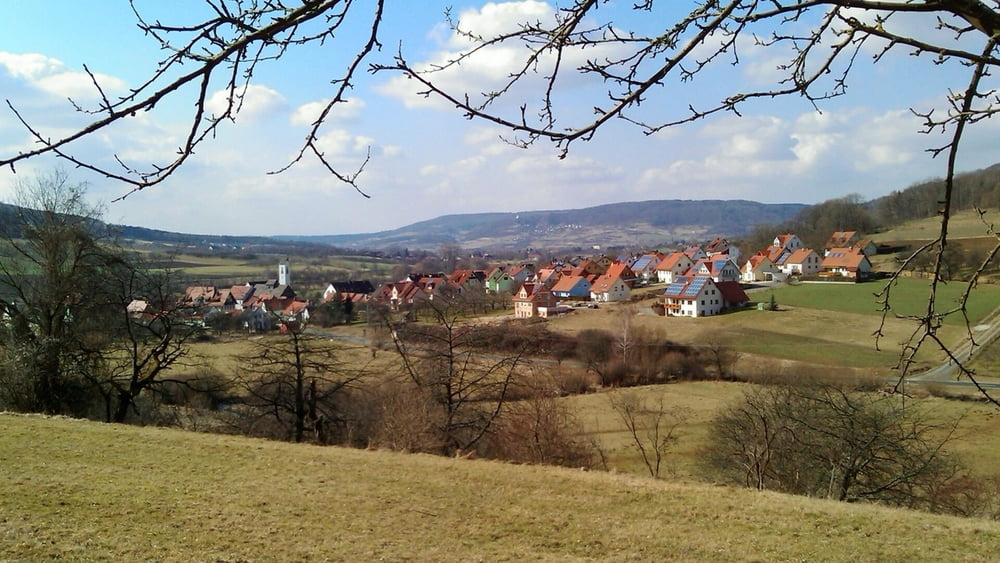 Wandern Franken: von Wannbach zum Hetzelsfels im Winter