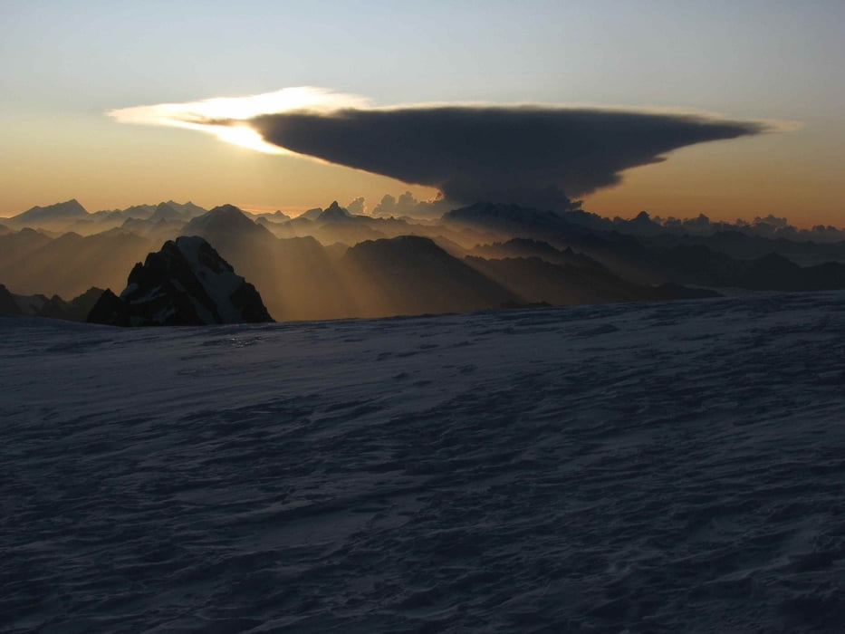 Mt. Blance von Aig. du Midi