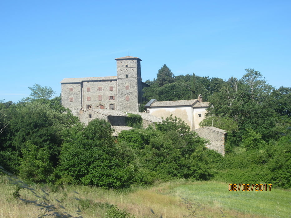 Castello di Montalfina(Lago di Bolsena) von Gradoli