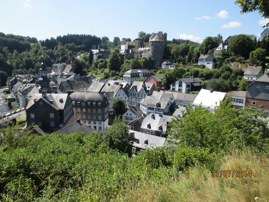 Monschau - Einruhr über den Eifelsteig (Variante)