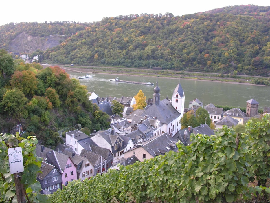 Wanderung von Kaub nach Sankt Goarshausen und mit dem Schiff zurück
