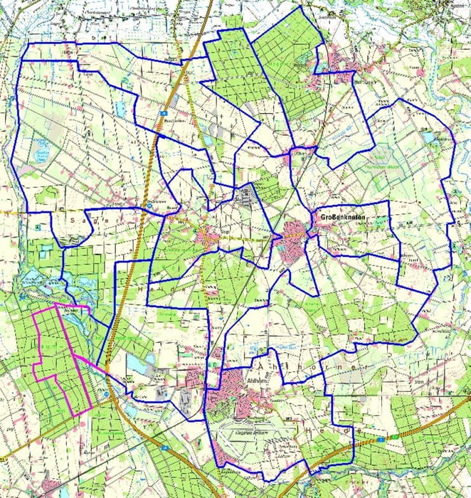 Fietsen in de gemeente Großenkneten-Urwald