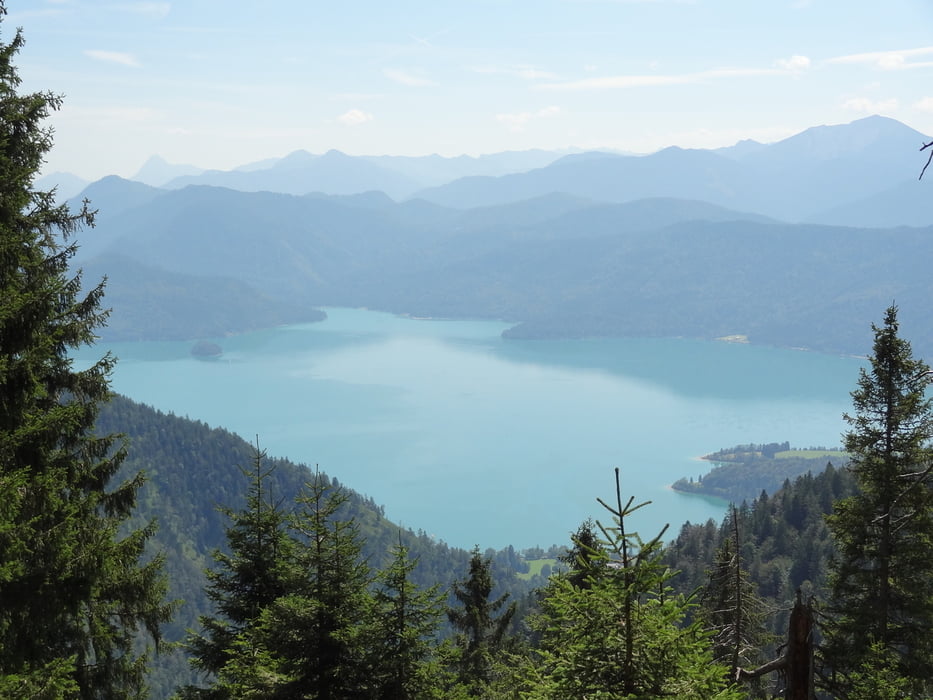 Vom Walchensee auf den Heimgarten und über den Grat zum Herzogstand