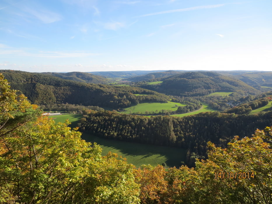 Buntsandsteinroute im Rurtal zwischen Abenden und Obermaubach