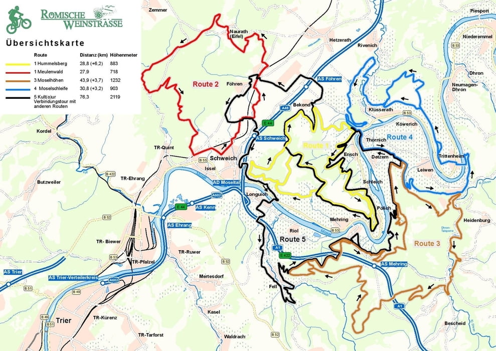 Römische Weinstrasse tour 4