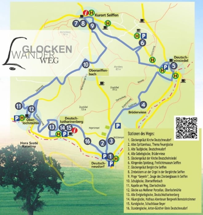 Glockenwanderweg Seiffen - gekürzte Kindervariante