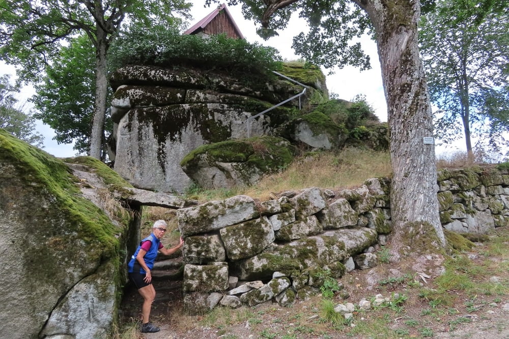 Bockerlradweg-Rundtour, zurück über 2 Burgruinen