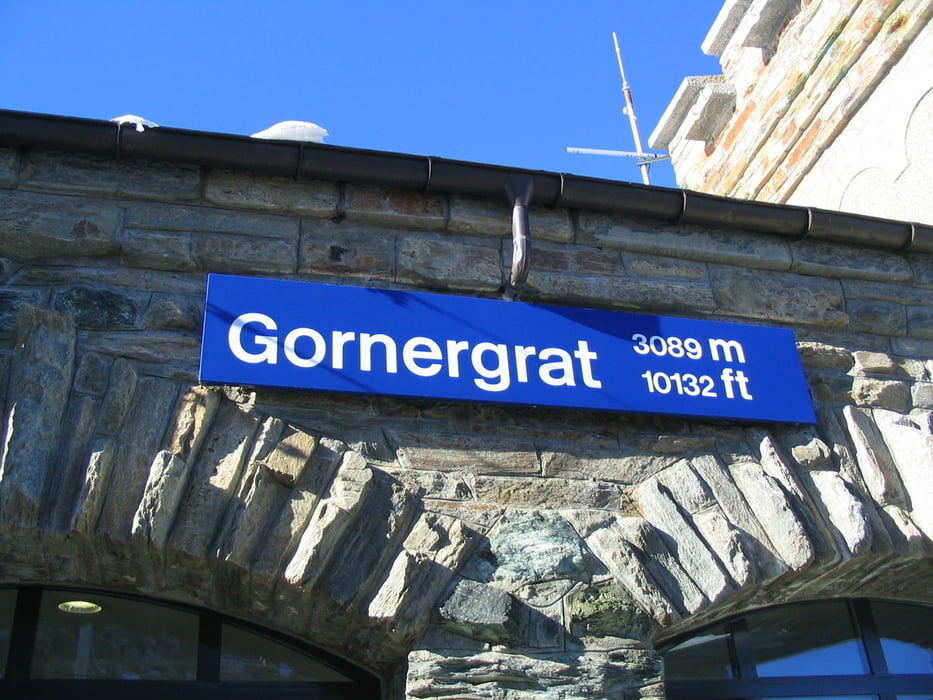 Zermatt - Entlang der Gornergratbahn