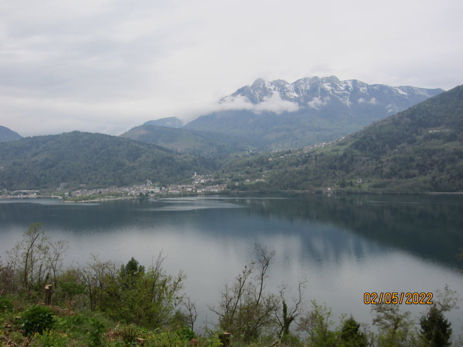 Caldonazzosee mit 5 weiteren Seen.