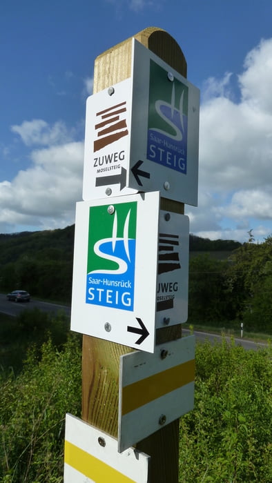 Der Moselsteig, 1. Etappe: Perl-Palzem