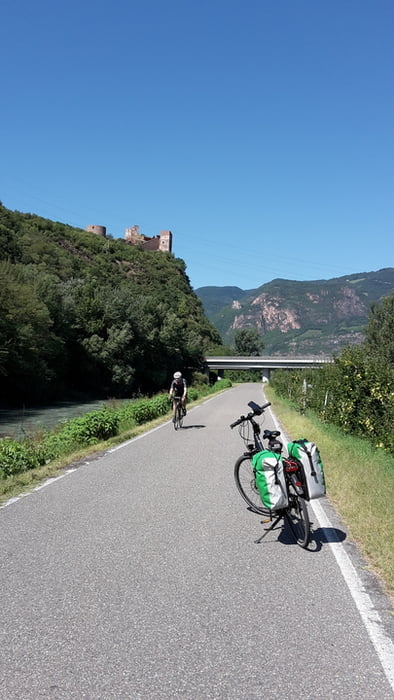 Bozen Kaltern mit dem E-Bike