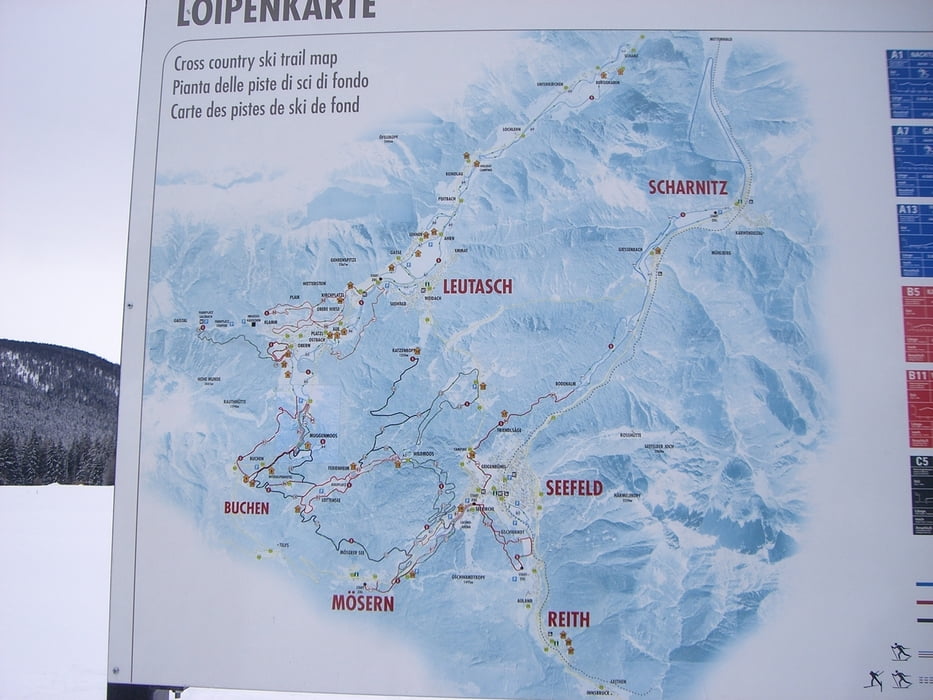 Langlauf Skating Leutasch-Seefeld Tirol
