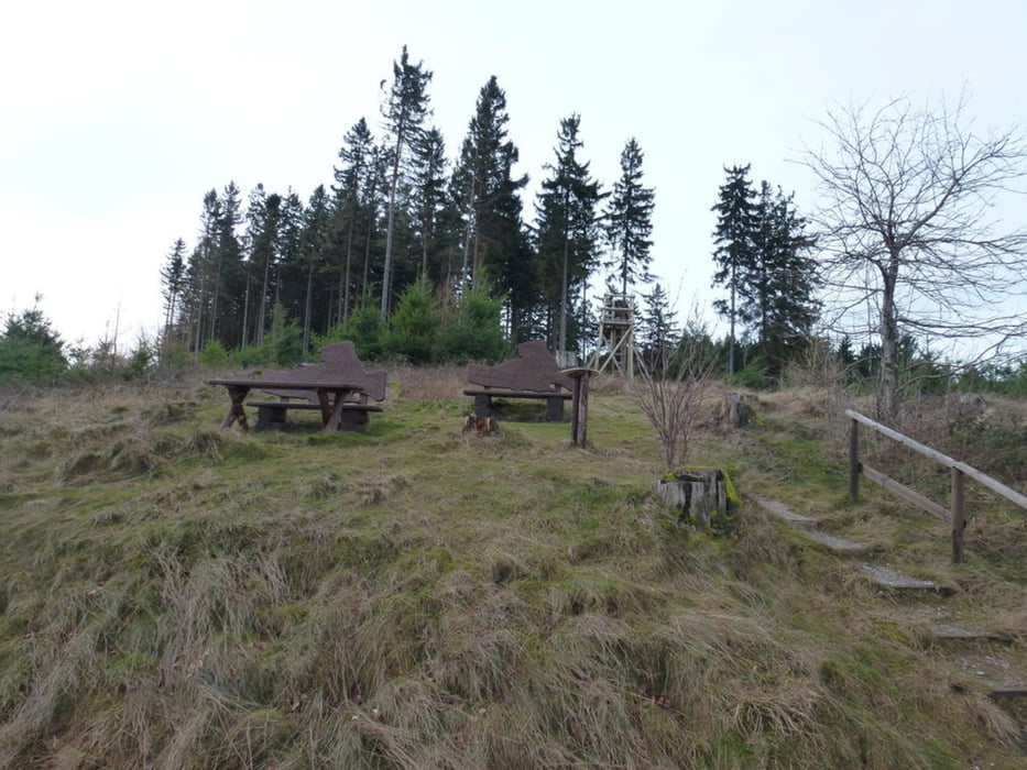 Goslar - Hexenbank - Granetalsperre - Aussichtsturm Steinberg - Steinberg Alm