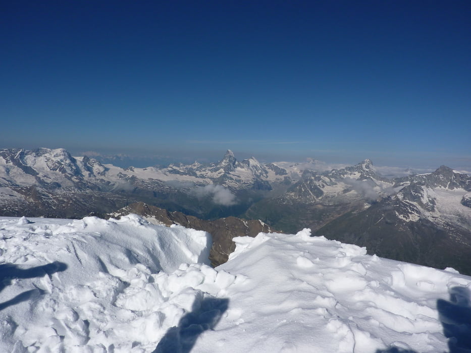 Gipfelpanorama mit Matterhorn