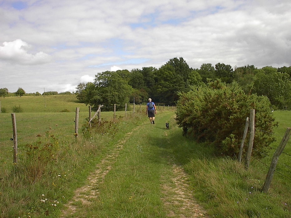 Wandeling in de buurt van Marchainville